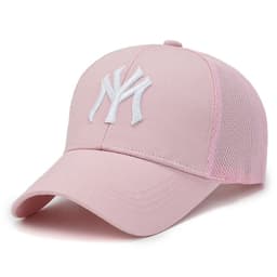 image-Men's Mesh Baseball Cap - Beige Breathable Summer Sun Hat
