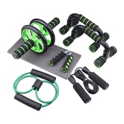 image-LEATOU Ab Wheel 7-Piece Indoor Fitness Equipment Set - LT-TZ32