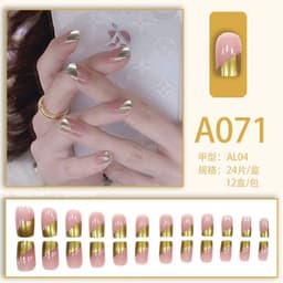 image-Internet celebrity new fake nails wearable nails finished nail patches nail art patches removable nail patches nail art accessories