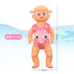 image-Beach Swimming Pool Interactive Electric Doll for Kids, Summer Water Toy