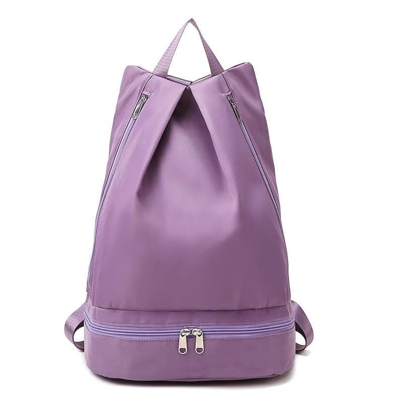 image-Mo Xi Swim Bag - Ice Blue Oxford Sports Backpack