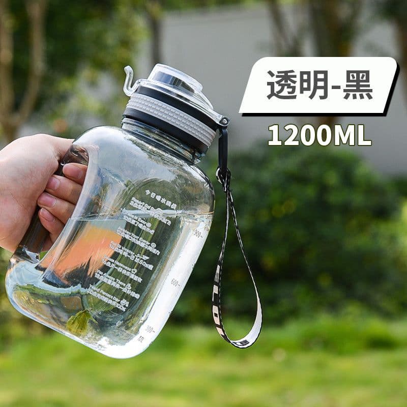 image-Tiannuo 1.2L Sport Bottle - Frosted Purple Fitness Kettle