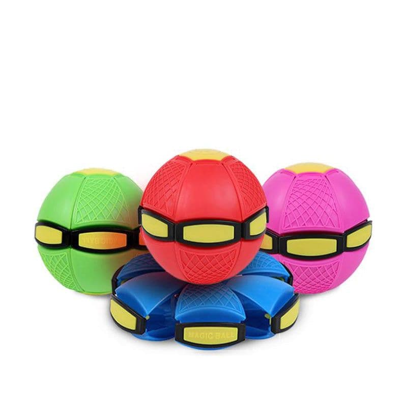 image-Elastic step on the ball, outdoor children's sports toys, foot on the magic UFO deformed ball, baby ball, child ball