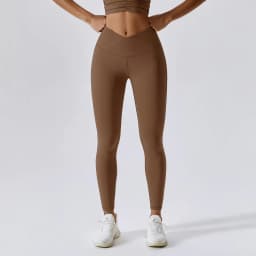 image-high-waisted yoga pants Output: High-waisted Yoga Pants - Black, Plus Size, 40D Stretch Fabric