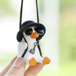 image-Swing Duck Car Pendant Aroma Diffuser