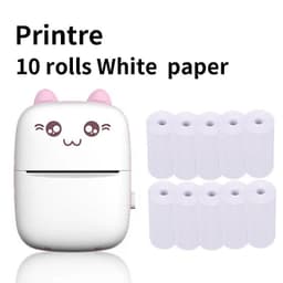 image-Cross-border Small Portable Wireless Thermal Photo Printer Pocket Learning Mini Wrong Title Label Printer