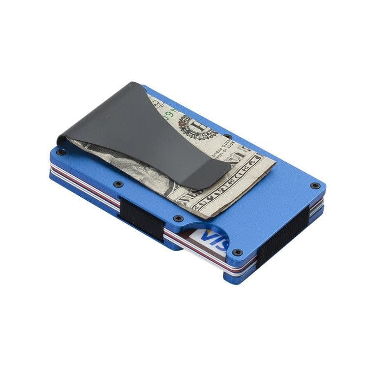 image-RFID Blocking Aluminum Alloy Wallet - Large Capacity Credit Card Holder