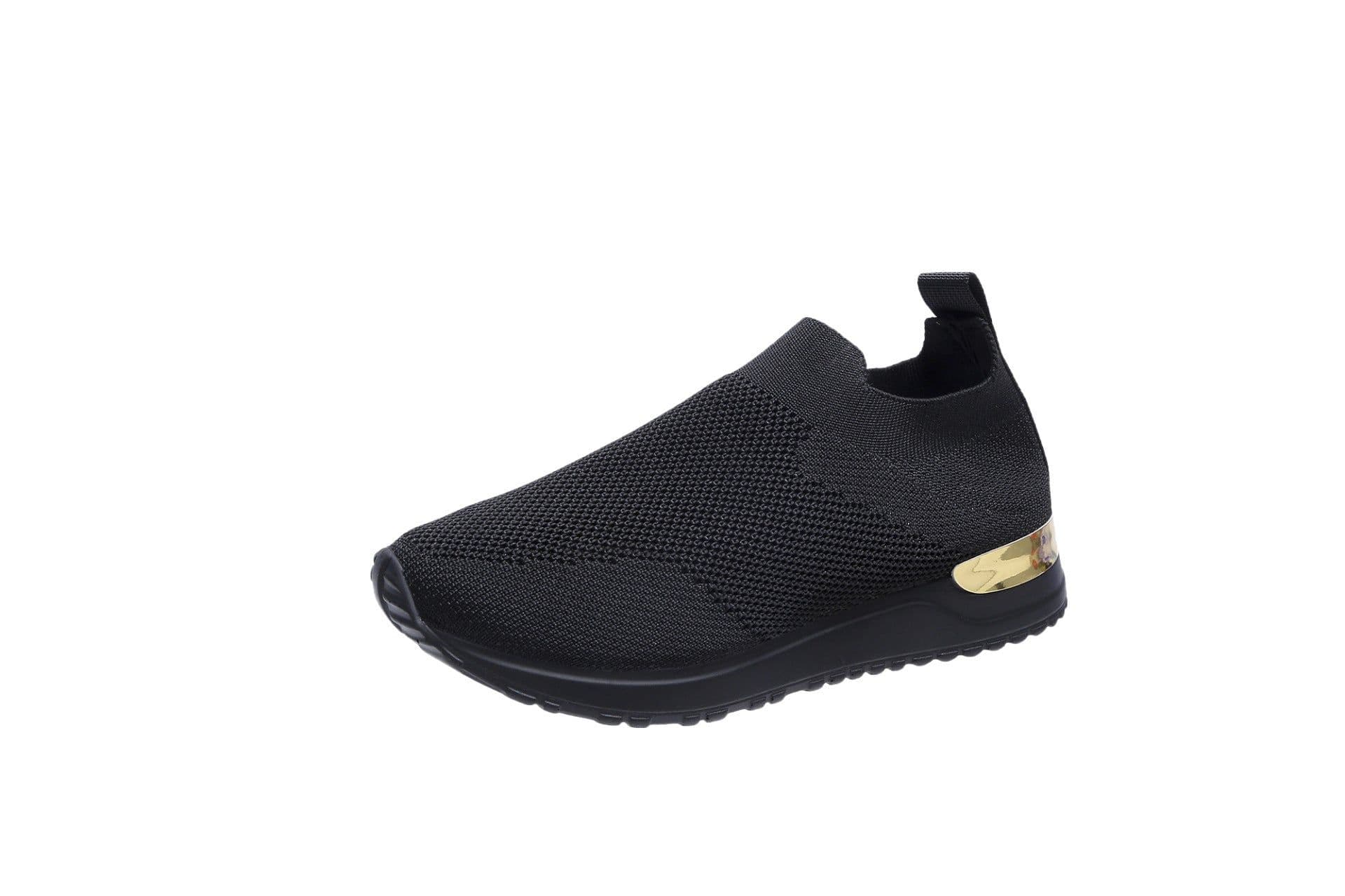 image-Women's Sports Casual Shoes - White Sequins Slip-On