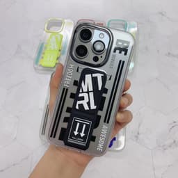 image-Mutural iPhone 15 Pro Case - Red TPU PC Wristband