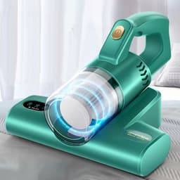 image-Handheld Portable Wireless Mite Removal Cleaner Green 46-70dB