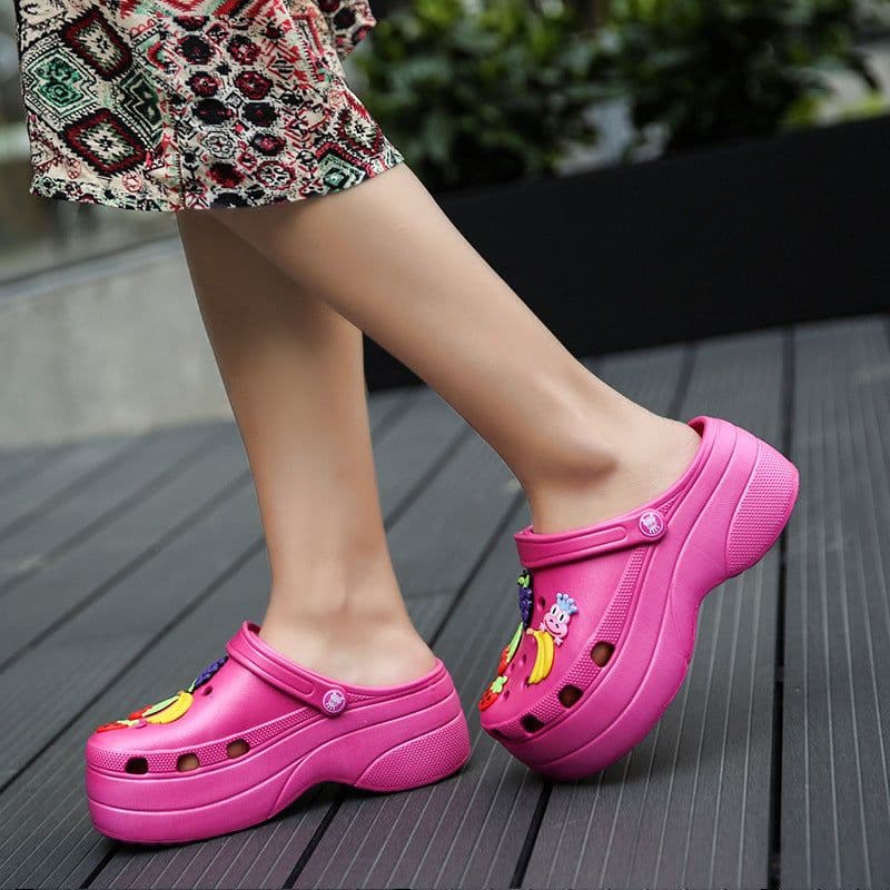 image-Teacup Mouse Clogs - White EVA Sole Korean Style
