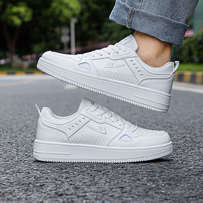 image-Warrior Pull Back Unisex Casual Sneakers White