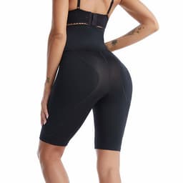 image-Women's High-Waisted Body-Shaping Tights - Black