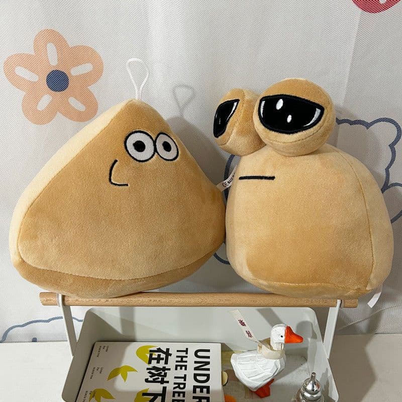 image-Alien Big-Eyed Snail Plush Toy Doll - Cross-border Pou