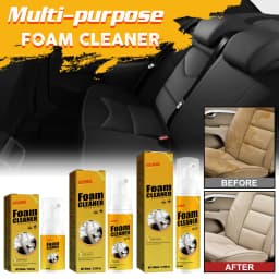 image-Multi-functional Foam Cleaner for Car Interior Leather Seats and Wheels - 100ml