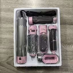 image-Hair Straightener Brush 5 in 1 Hair Dryer