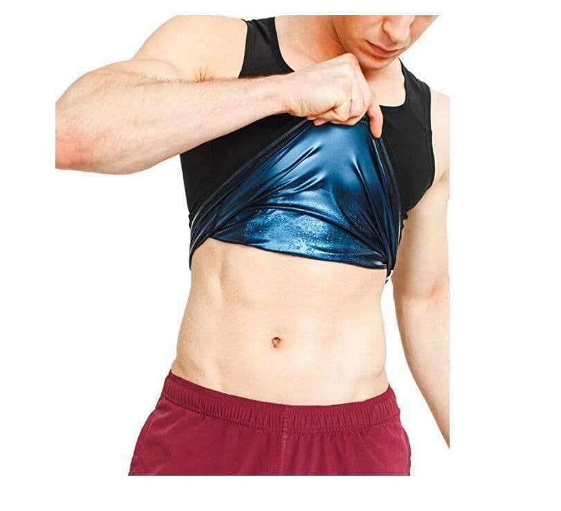 image-Men's and women's corset burst sweat clothing fat burning belly fitness sweat vest running sportswear body shaping clothing yoga clothing