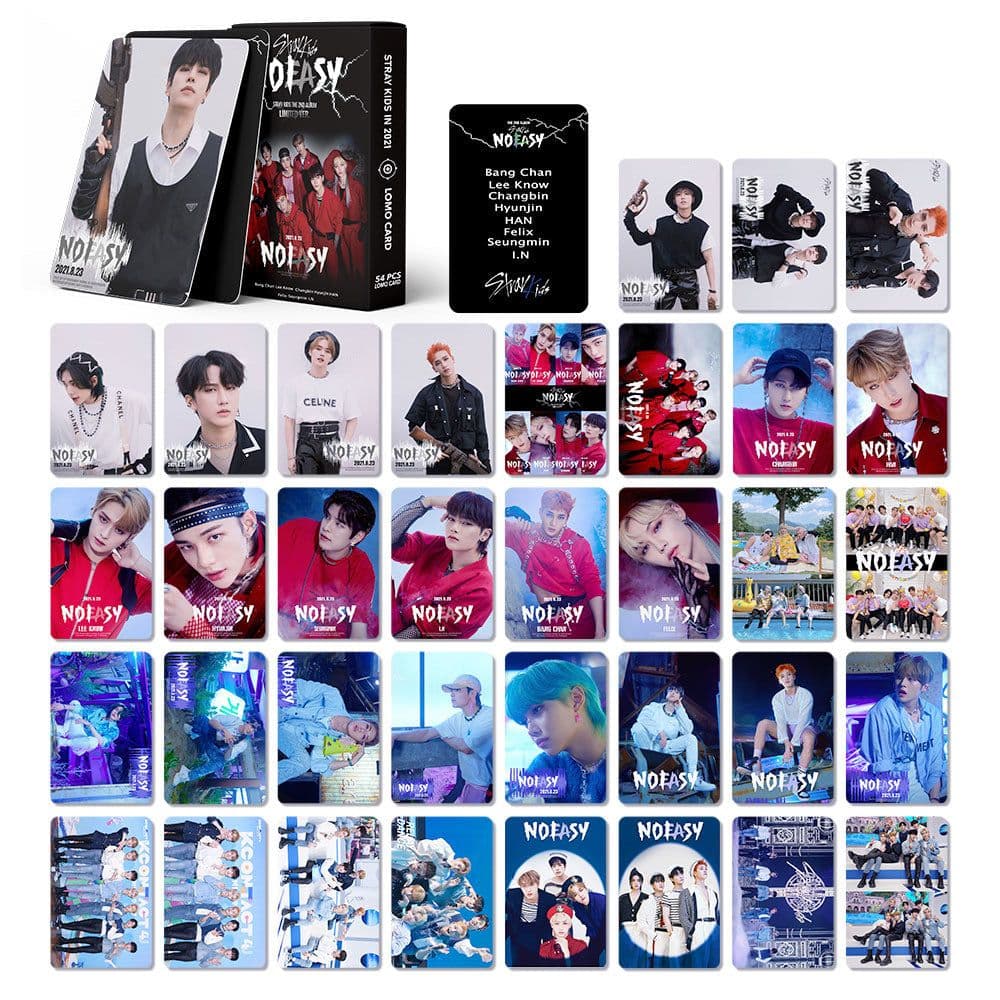 image-SK Stray Kids Album Cards - Bang Chan, Lee Know, Hyunjin