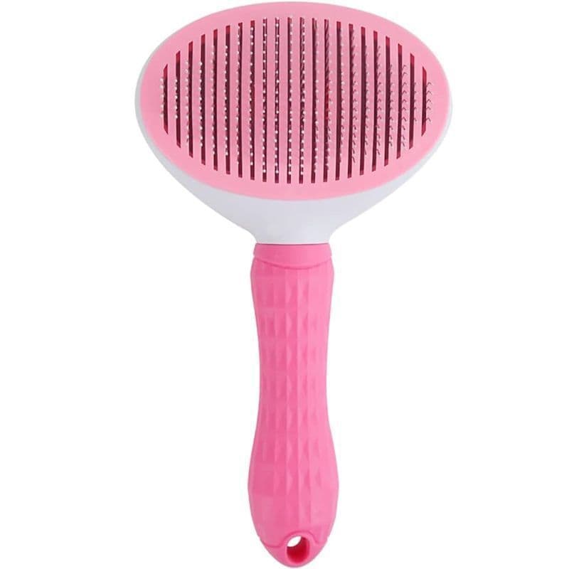 image-Pet Comb - Cat Dog Hair Brush Pink 100pc