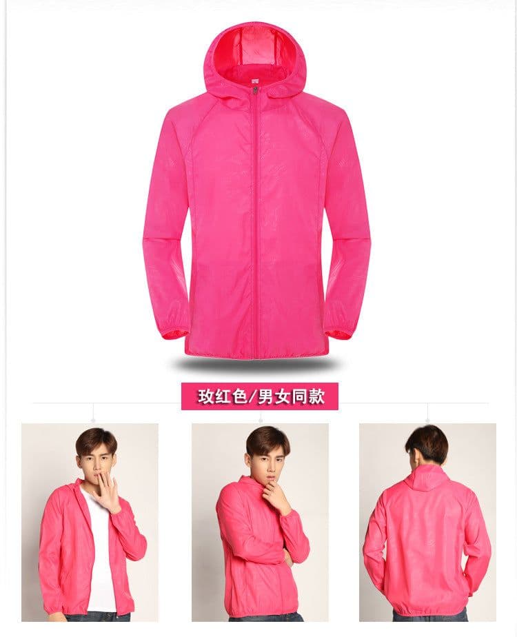 image-Summer outdoor sports sun protection clothing women 2021 new sun protection clothing skin clothing light and breathable men's printed logo