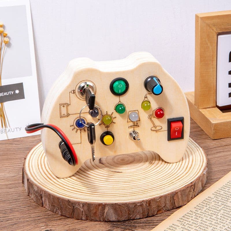image-Dusan Wood Busy Board - Christmas Tree 15cm