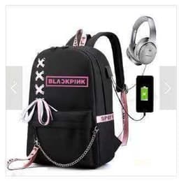 image-BLACKPINK Park Chae-young, LISA, Kim Ji-soo, the same starry sky backpack, school bag, backpack, Korean version, USB