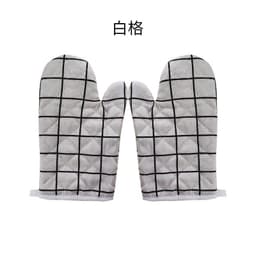 image-Microwave Oven Gloves Heat Resistant - White