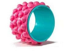 image-Lin Guang Yoga Wheel Pilates Circle - Green & Blue ABS Outdoor Fitness Aid