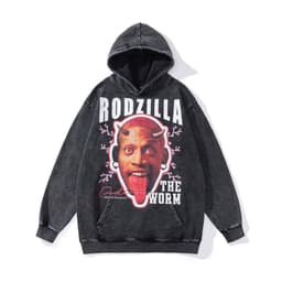 image-Cotton Fleece Hoodie - Kangaroo Pocket Loose Fit XXL