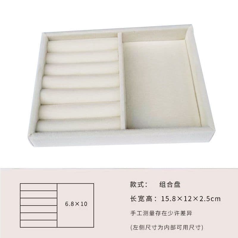 image-Jewelry Storage Tray - Desktop Organizer