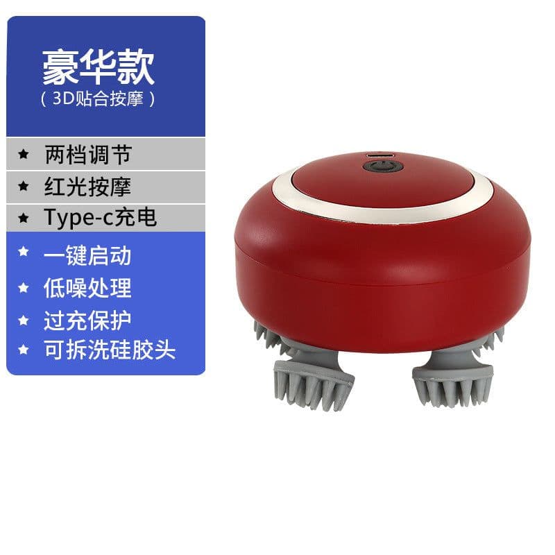 image-Cross-border Electric Head Massager Scalp Massager Household Pet Whole Body Cat Kneading Meridian Physiotherapy Apparatus