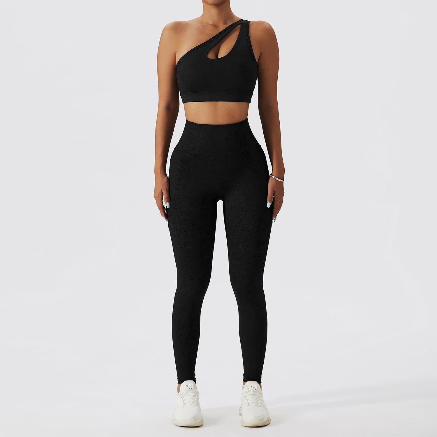 image-High-end Yoga Sports Vest & Pants - Women's Moisture Wicking Suit