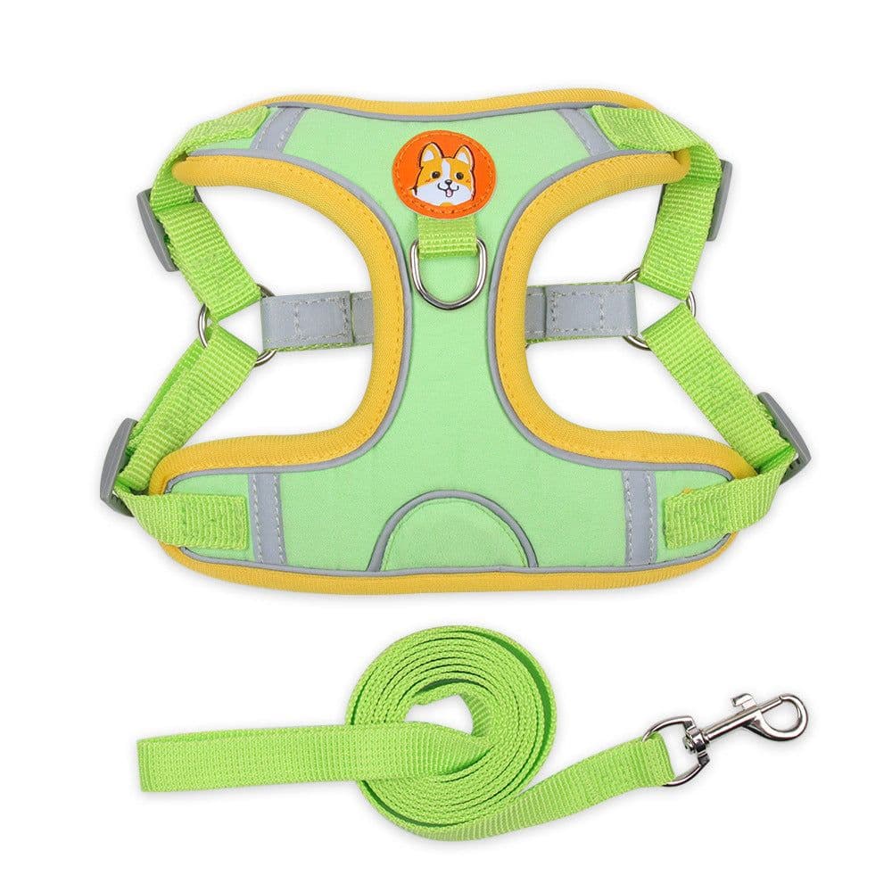 image-Pet Chest Harness Vest - Reflective Dog Leash Small