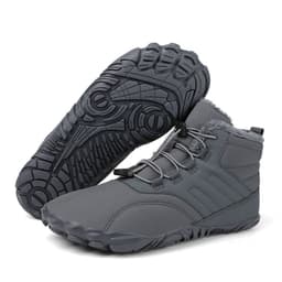 image-Five-finger outdoor sports cotton shoes for men and women plus velvet warm boots wear-resistant anti-ski boots winter thickened couple shoes