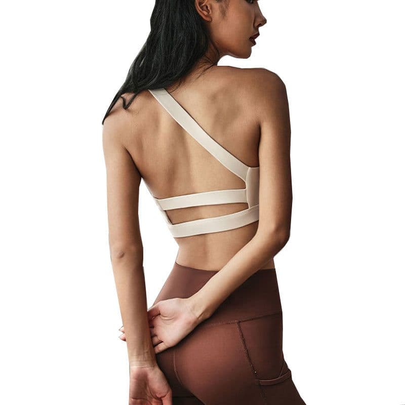 image-2022 Yoga Sports Vest Women Quick-Drying High Elastic Chest Sling