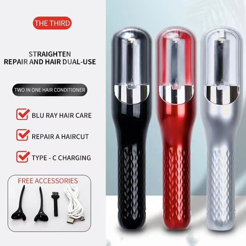 image-Fengjie 3rd Gen 2-in-1 Hair Trimmer Curling Iron - Wireless 31mm