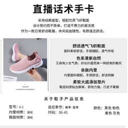 image-Jin Shiyuan Women's Casual Shoes - Purple Mesh Low Heel