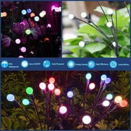 image-Solar Firefly Lights - Warm White Breathing LED