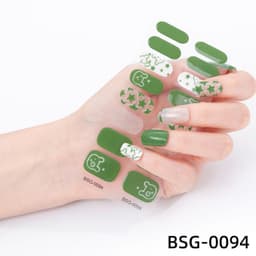 image-Gel Nail Stickers - Star Pattern Princess Series