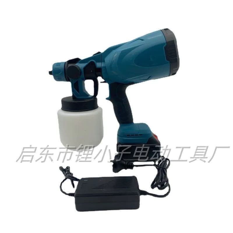 image-Supply lithium battery spray gun, rechargeable electric wall spray gun, wireless paint spray machine, portable spray paint manufacturer