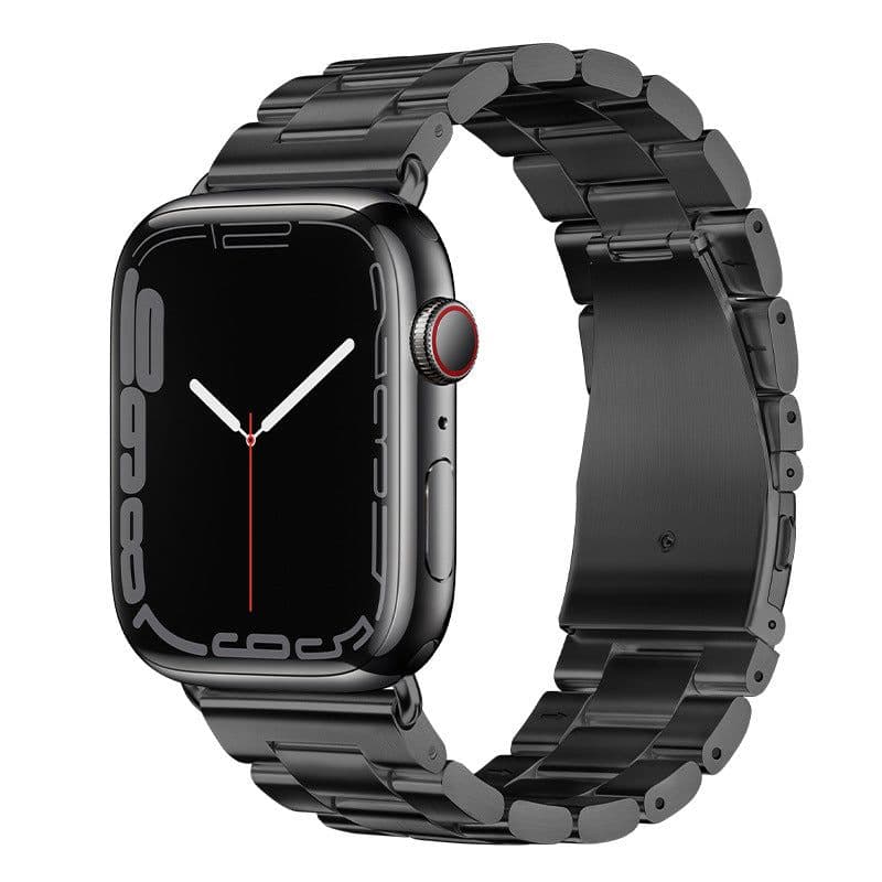 image-Xia Yang Universal Apple Watch 7 Steel Strap - Silver 42mm