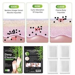 image-SEFUDUN Bamboo Charcoal Foot Patch - Repair, Moisturize, Exfoliate