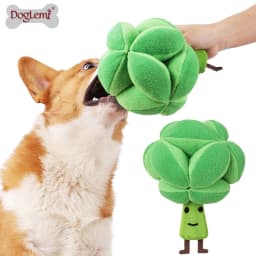 image-DogLemi Broccoli Sniffing Toy - Green Pet Puzzle
