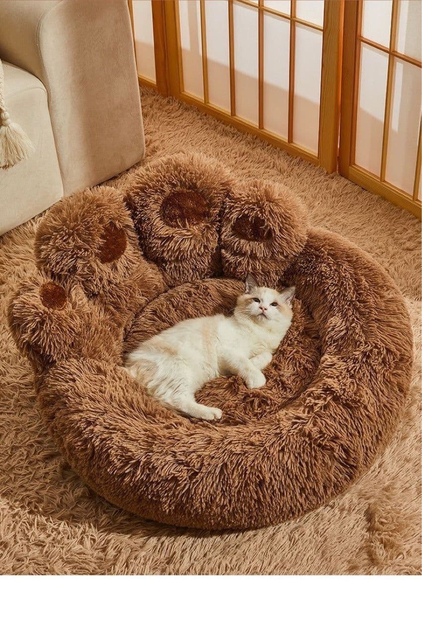 image-New creative cute cute palm long hair kennel cat kennel lock warm and warm four seasons universal kennel mat manufacturer