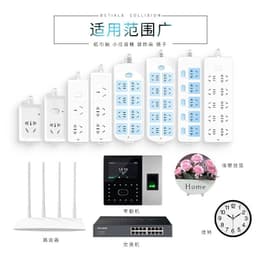 image-Multi-Function Seat Router Rack Patch Plug Fixer - Transparent PVC 3kg