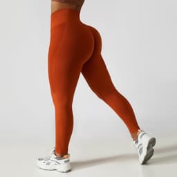 image-Yoga Pants Women High Waist Blue Purple L