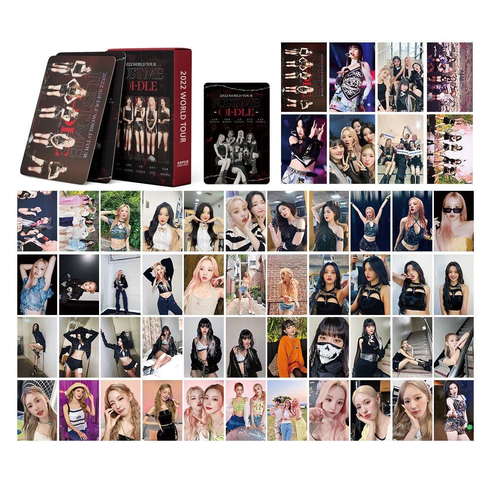 image-(G)I-DLE 55 Photo Cards LOMO Set - Yuqi Shuhua Miyeon