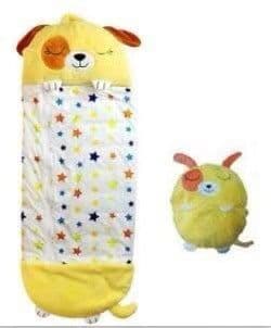 image-Children's Sleeping Bag Cocoon Panda Coral Fleece