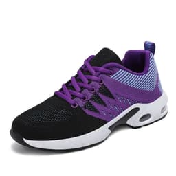 image-Bota Women's Sports Shoes - Black Mesh Lace-Up