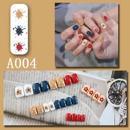 image-Wearable manicure pieces, removable fake nail patches, Internet celebrity manicure tools, nail art finished products, cute Internet celebrity new style
